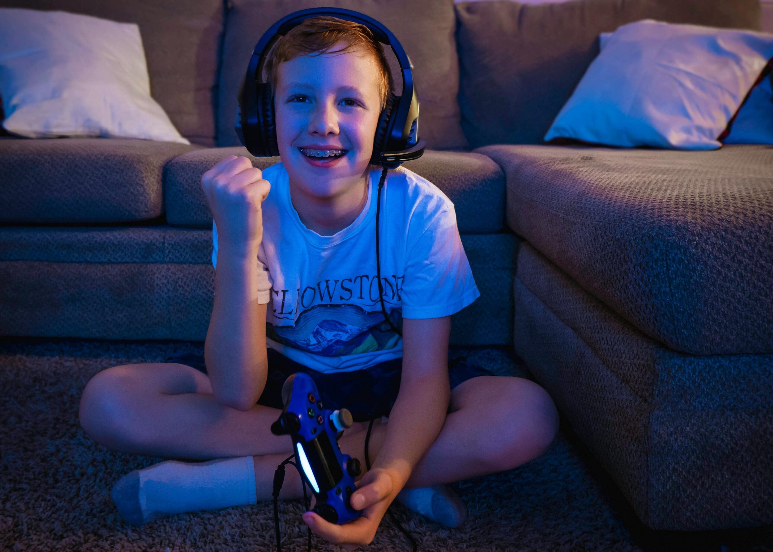 boy with braces